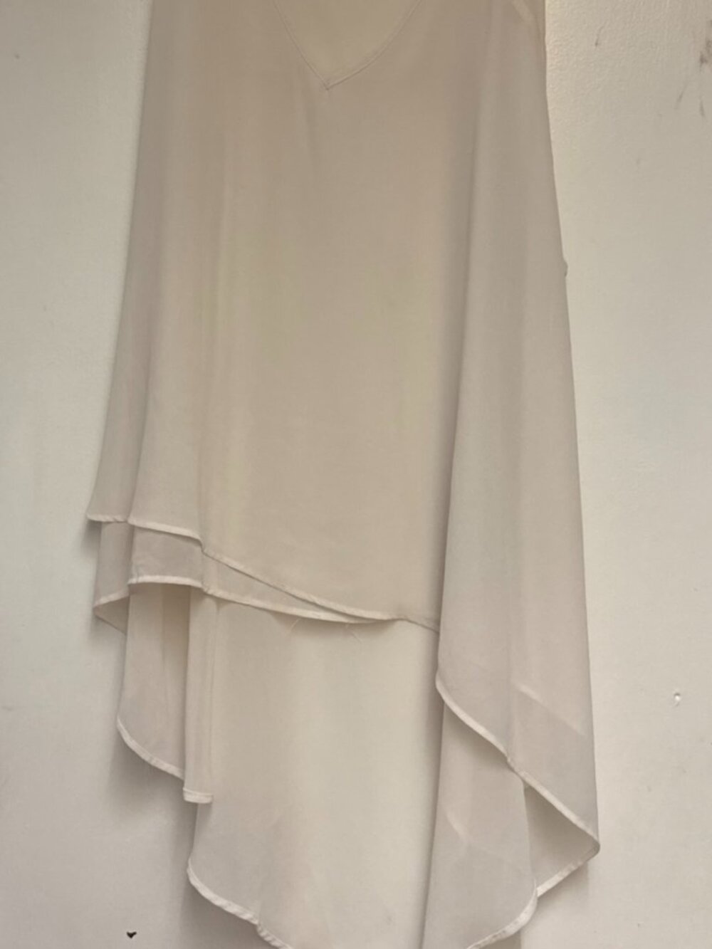 Pure Energy Off White Artsy Sleeveless Top Sz 3X